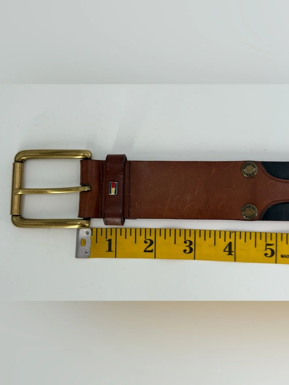 Tommy Hilfiger 2 Tone‎  Leather Belt L